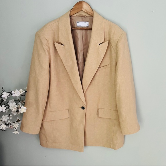 ASOS DESIGN Curve Long Line Single Button Blazer Size 20 (US) - Picture 2 of 5